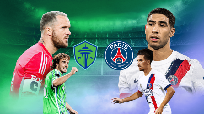 Màn thư hùng Seattle Sounders vs Paris Saint Germain